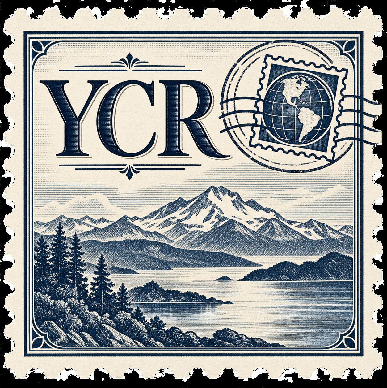 Emblema filatélico YCR